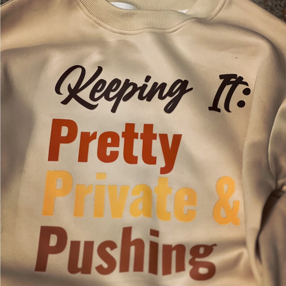 Brand new custom sweater. Very soft comfortable material.